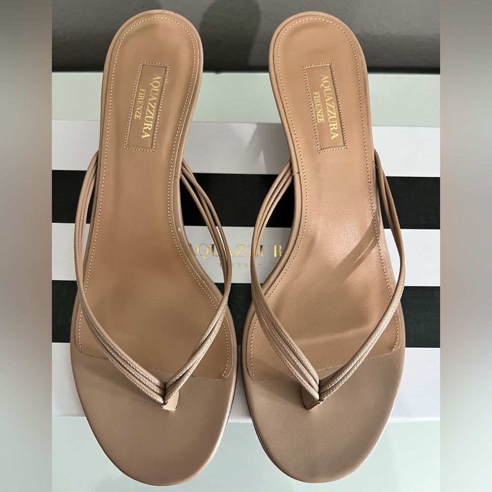 Aquazzura Beige Women's Sandals